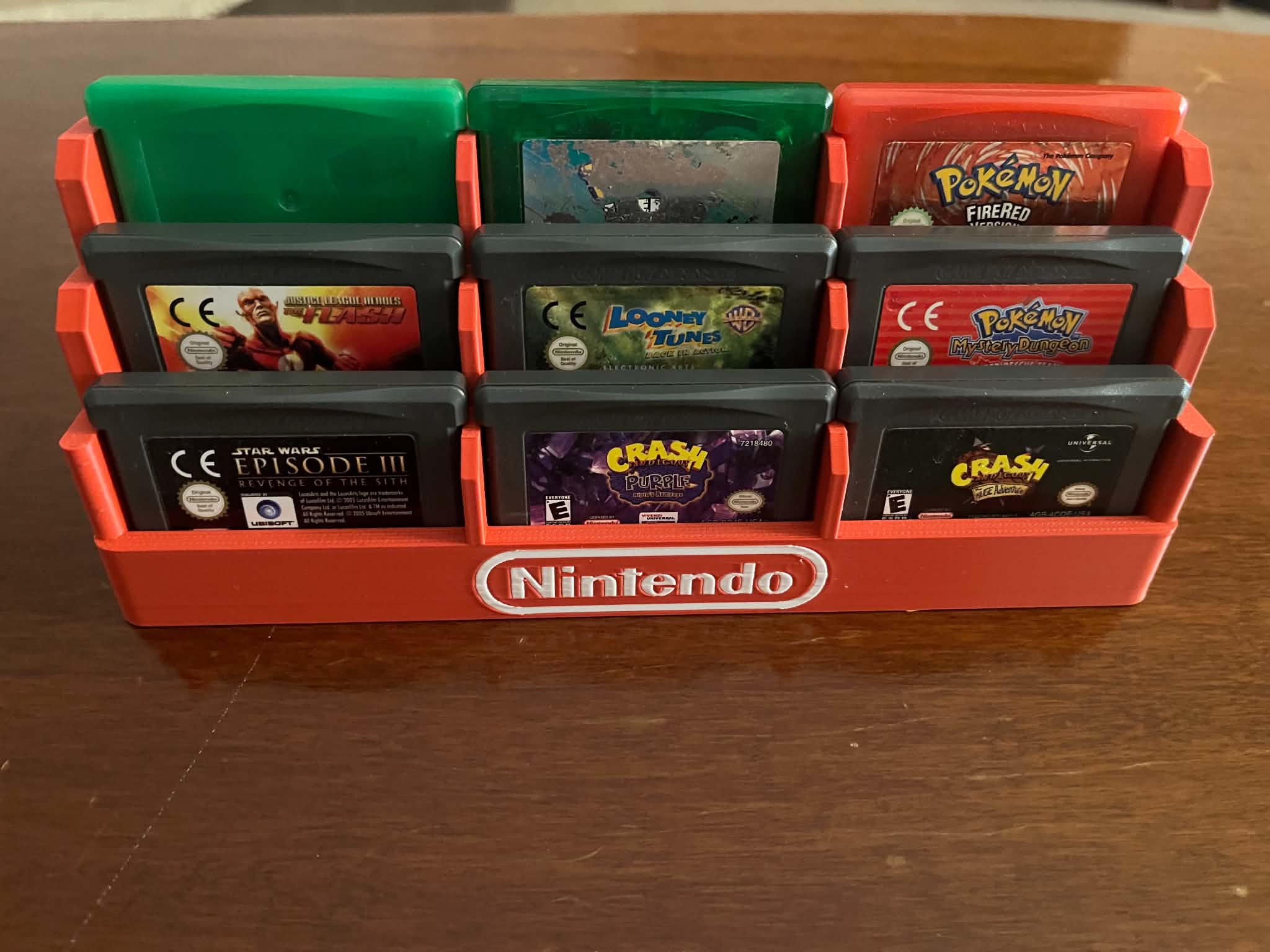 Nintendo GBA SP Cartridge Storage Rack - Free 3D Print Model - MakerWorld