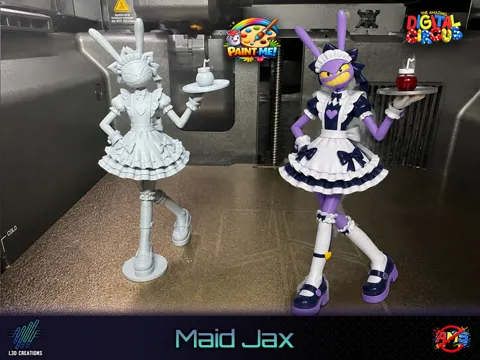 Modelo para impresión 3D: Jax Maid Fan Art Figur | TADC inspiriert — referencia de MakerWorld