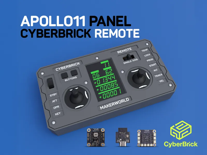 APOLLO11 PANEL CYBERBRICK REMOTE