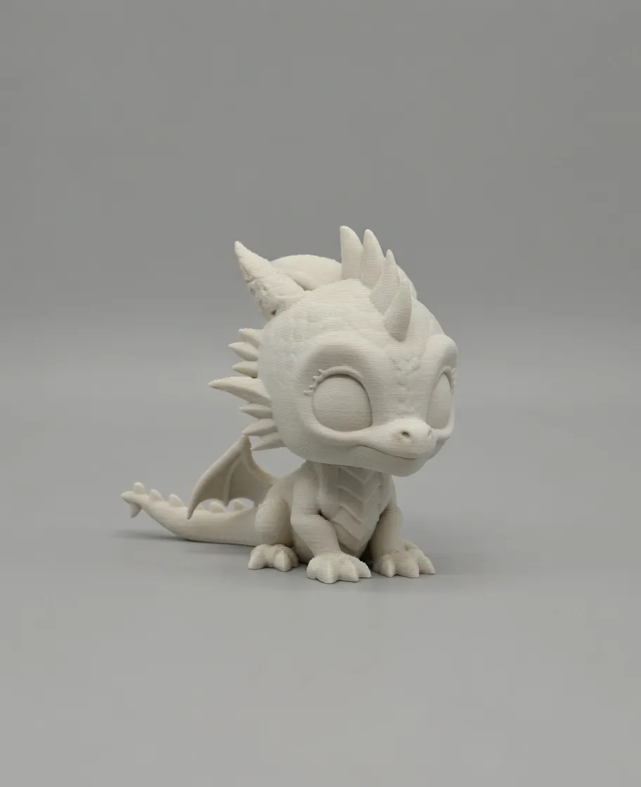 Adorable Baby Dragon - Chibi Style 3D Print Model - Free 3D Print Model ...