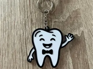 Happy Gentleman Tooth Keychain - Easy & Fast Print