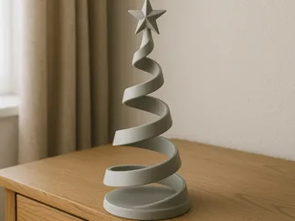 Modern Spiral Christmas Tree – Holiday Decoration