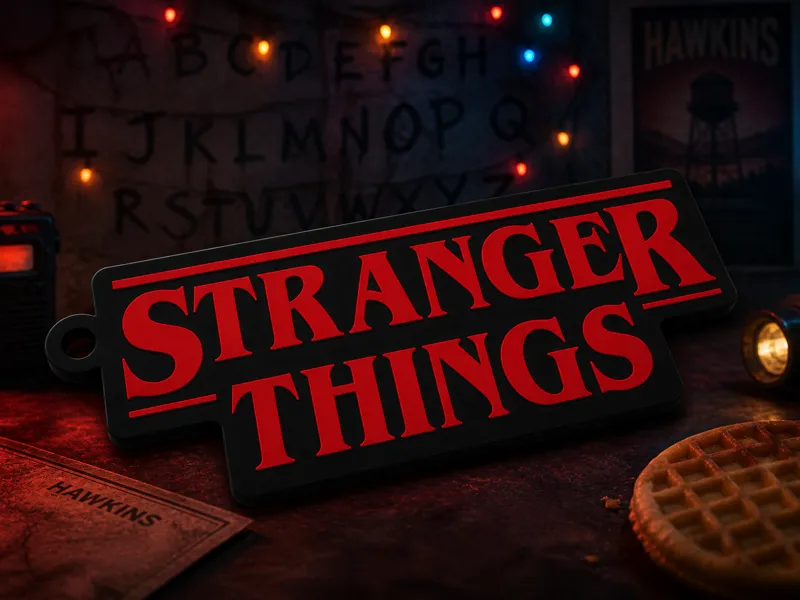 Stranger Things Keychain