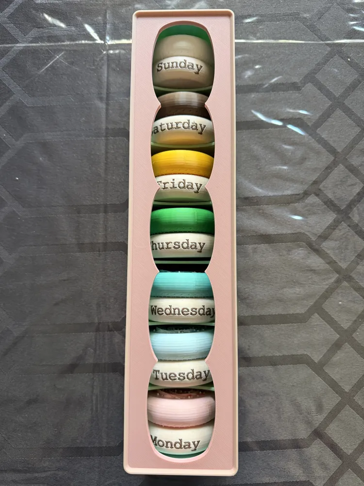 Sugar Cookie 7 day Pill Container - Free 3D Print Model - MakerWorld