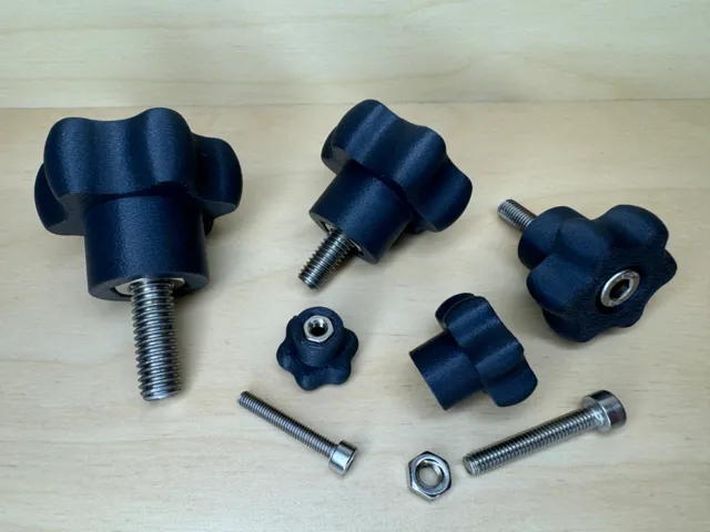 Sterngriff für DIN912 Schraube, M3 M4 M5 M6 M8 M10