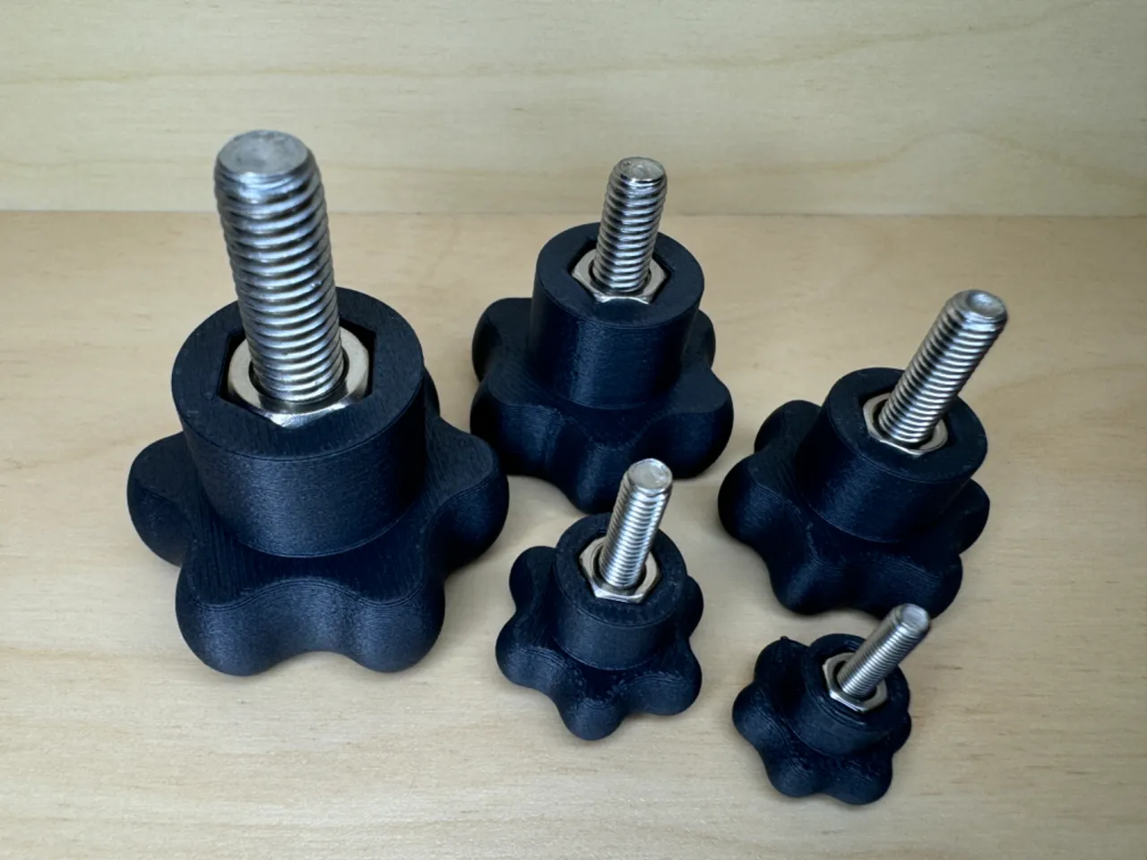 Sterngriff für DIN912 Schraube, M3 M4 M5 M6 M8 M10 view 2