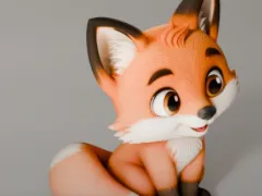 cute model fox