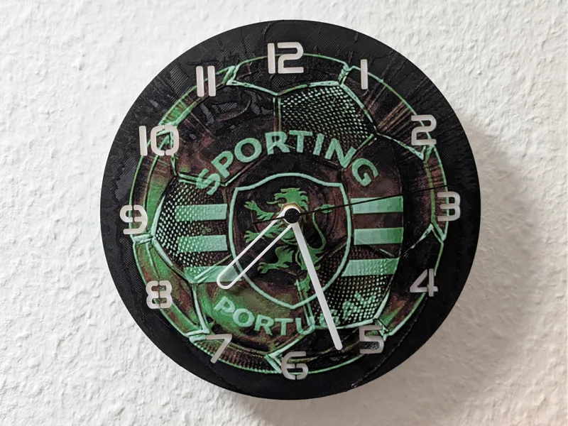 wall / desk clock Sporting Club Portugal Logo
