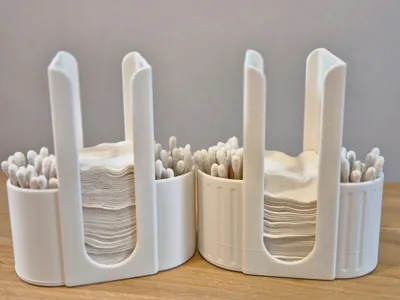 Cotton Pad(65X50) & Swab Stand – 2.5H Print