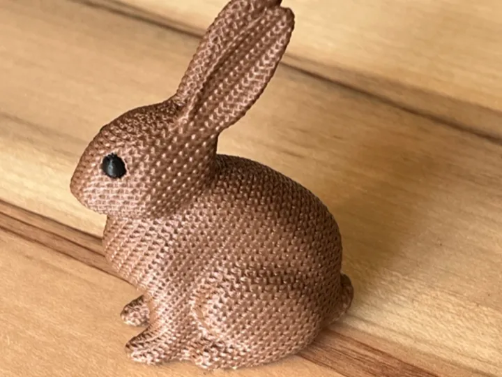 Osterhase mit Strickoptik-2 Farben