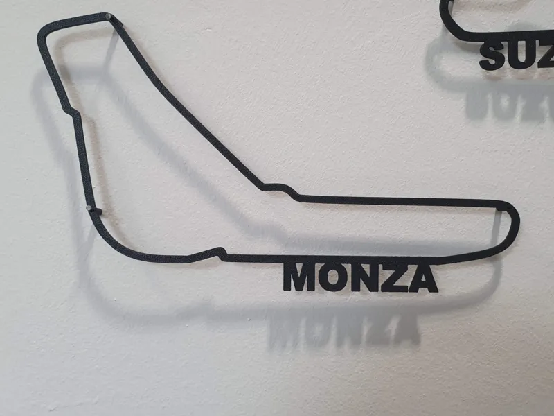 Silhouette del circuito di Monza