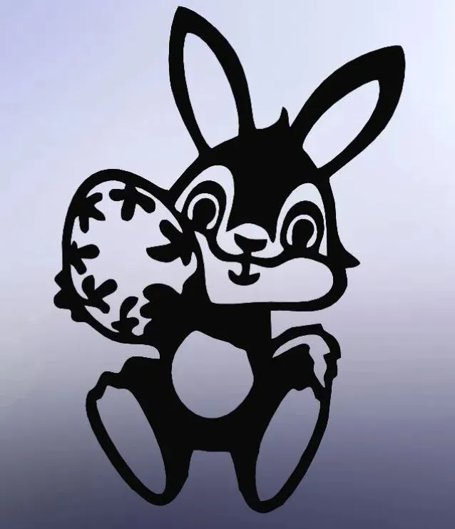 CUTE BUNNY 5, EASTER BUNNY LINE ART, EASTER BUNNY
