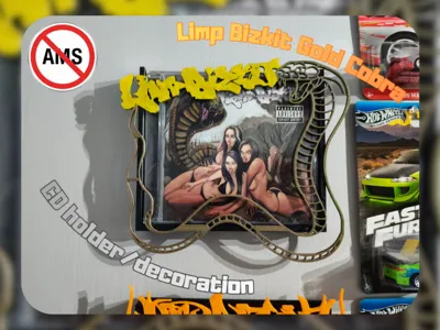 CD holder [limp bizkit edition (gold cobra)]