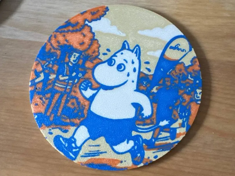 Moomin runner in park run Coaster