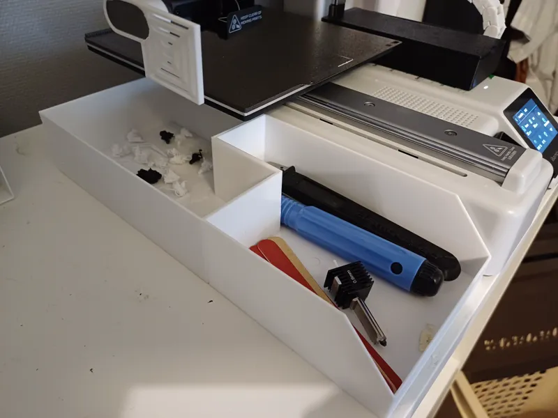 A1 Mini handy Poop bucket + Storage box +Deflector