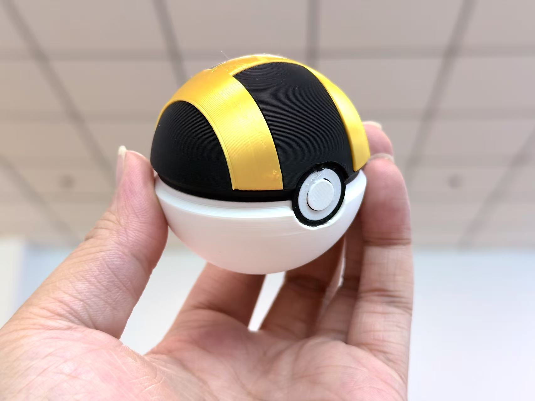 Miniatura 8 do modelo 3D 可打开的具备双稳态锁止功能的宝可梦精灵球