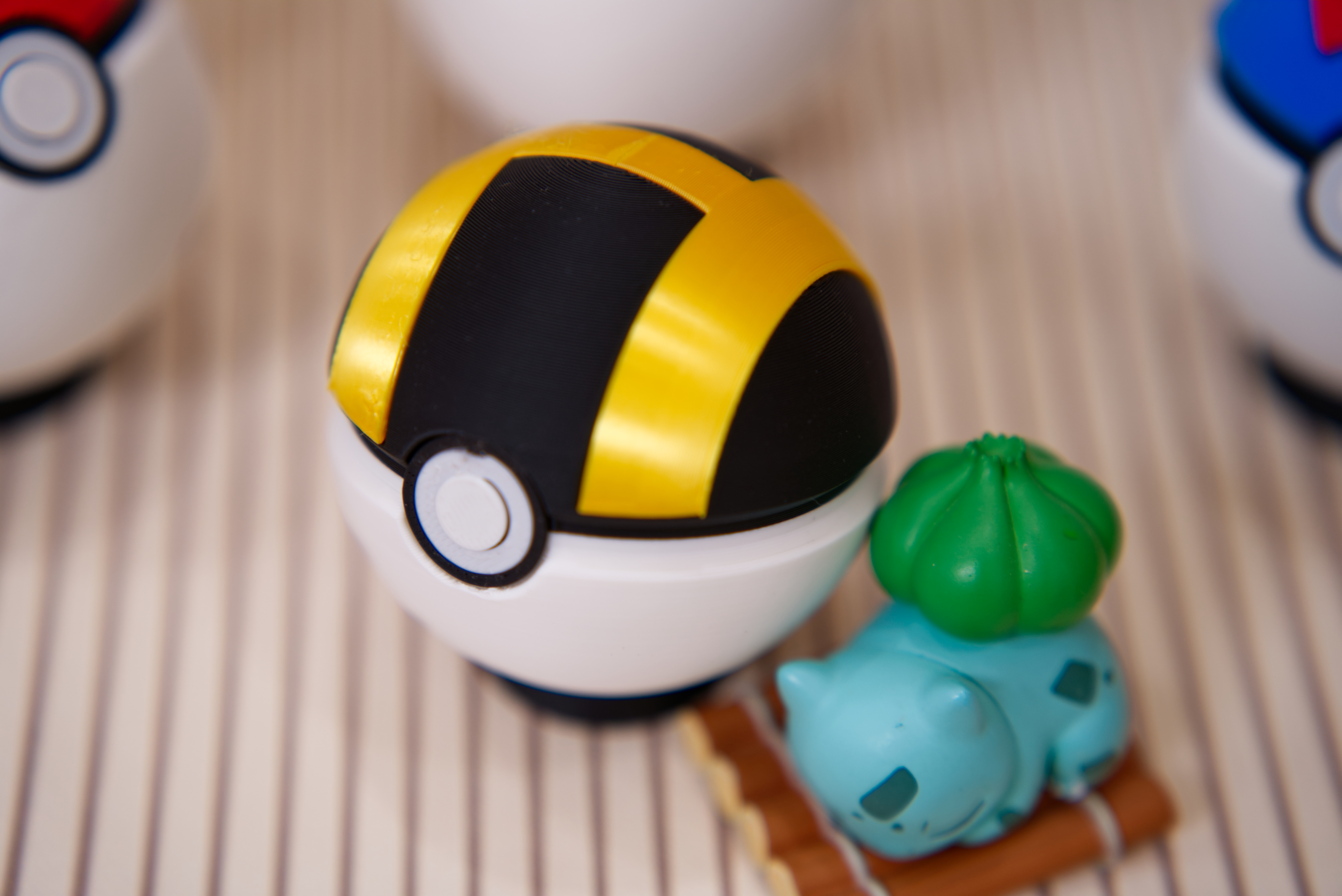 Miniatura 7 do modelo 3D 可打开的具备双稳态锁止功能的宝可梦精灵球