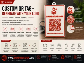 Custom QR Tag – Generate with Your Logo
