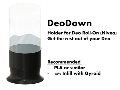 DeoDown - Deo Roll-On Holder (Nivea)