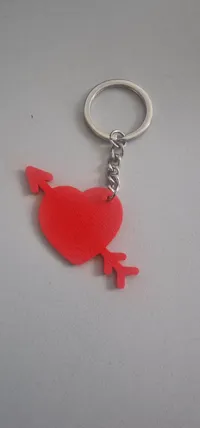 Porte-clés cœur Saint-Valentin — photo 3