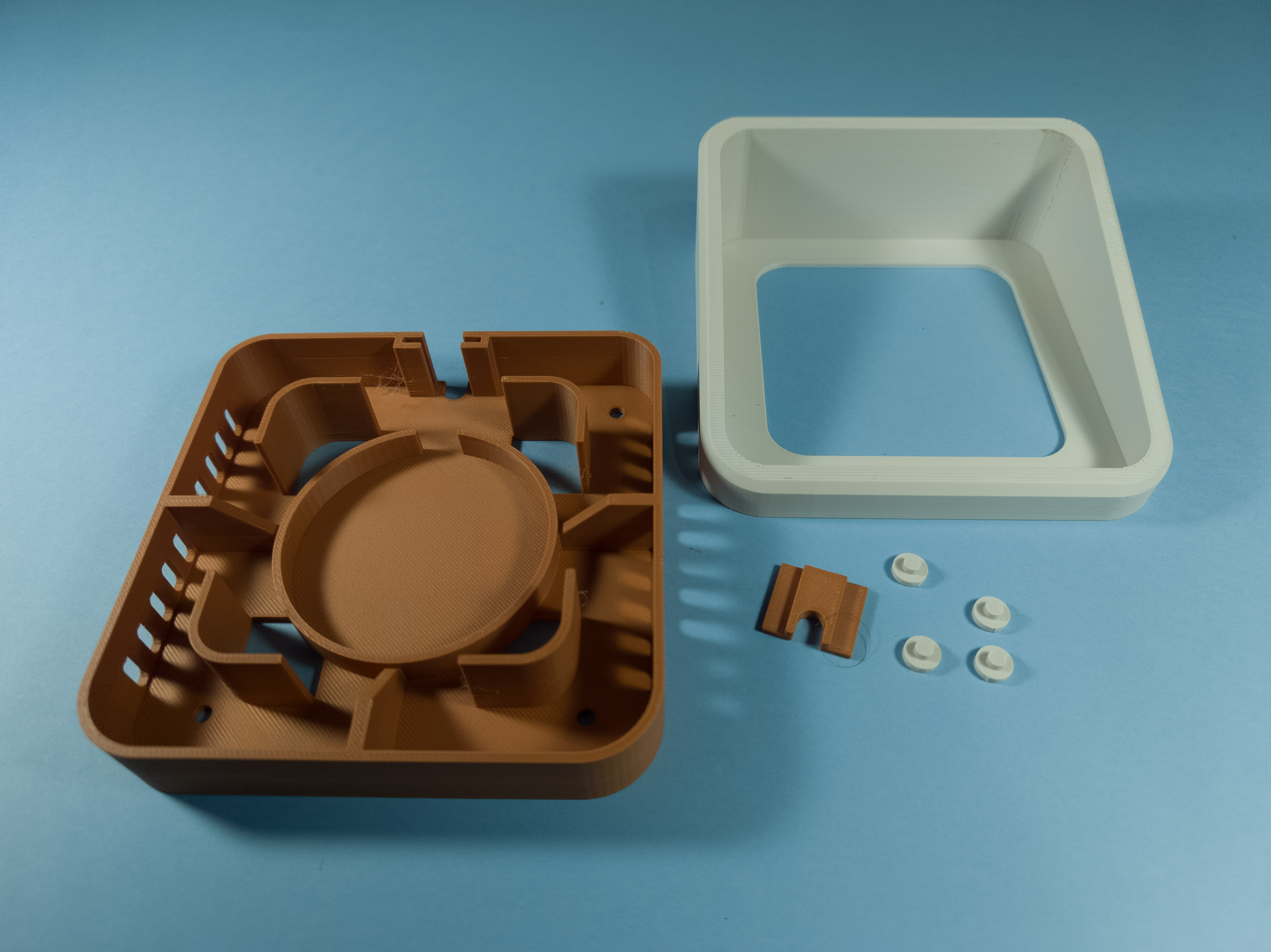 Miniatura 1 do modelo 3D Customizable tray with lighting