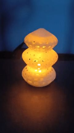 lampara para dormir noche led para cuarto voronoi 