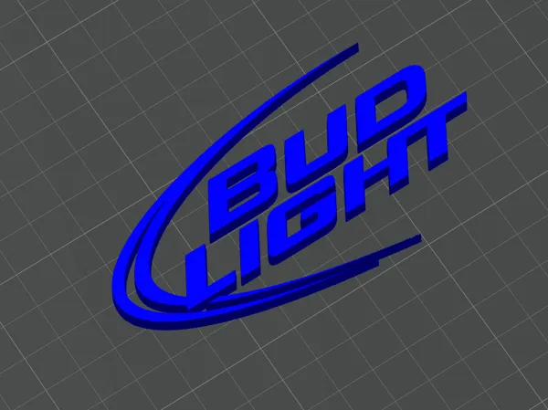 Enseigne logo rétro bière