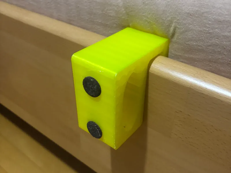 Bedframe wall spacer