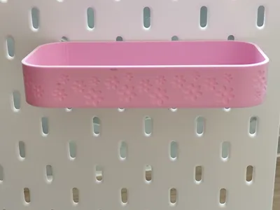 Floral Storage Tray for IKEA SKÅDIS Pegboard