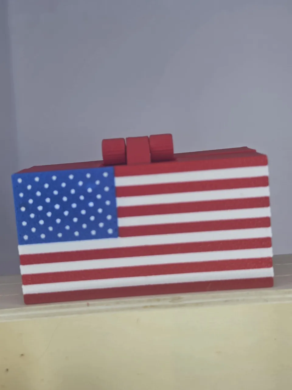 USA america flag box view 2