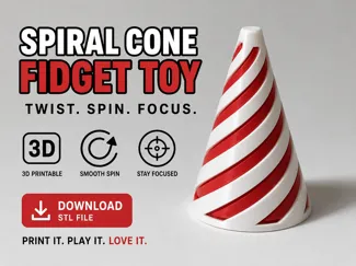 Premium Passthrough Fidget Cone (sell!)