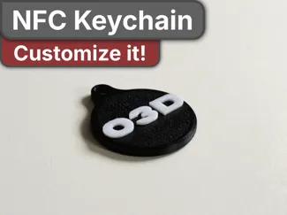 Customizable NFC keychain - Portachiavi NFC Pers.