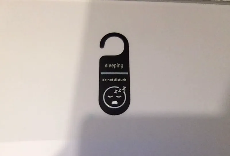 Do not disturb door hanger