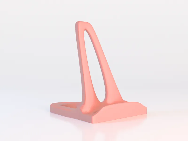 Stand for iPads and tablets with organic-design 