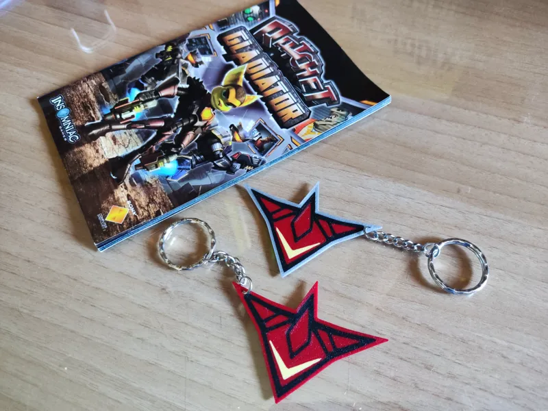 Ratchet Deadlocked Keychain or Keyring