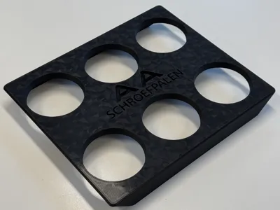 Coffee cup holder tray