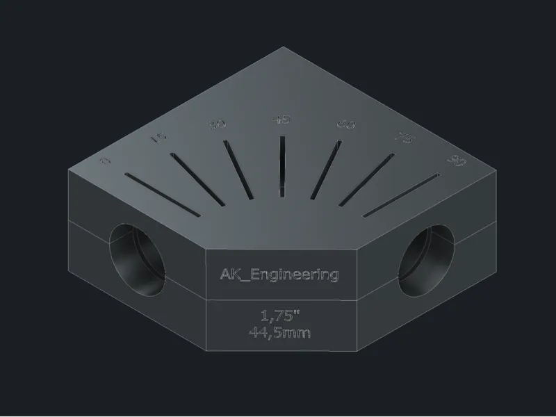 Exhaust Pipe Cutting Angle Aid – 1.75" / 44.5 mm