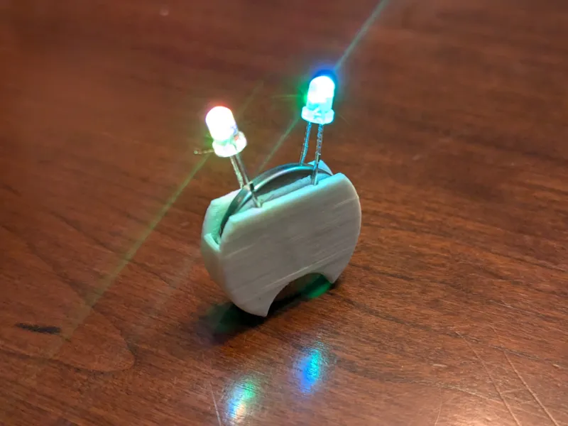 Button Battery LED Holder