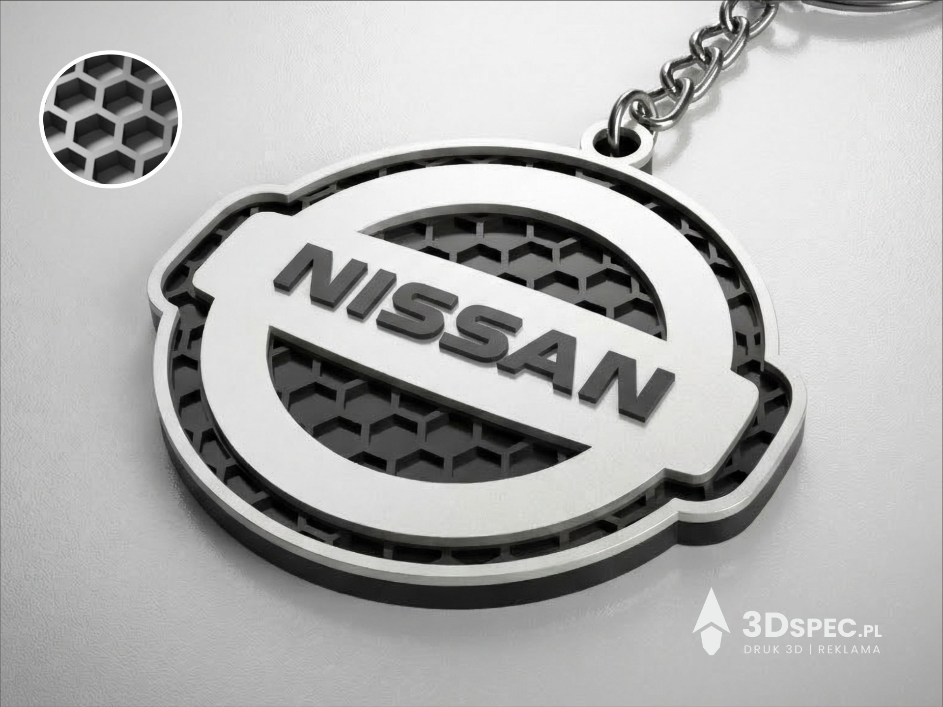 Nissan | Modern Honeycomb Edition keychain