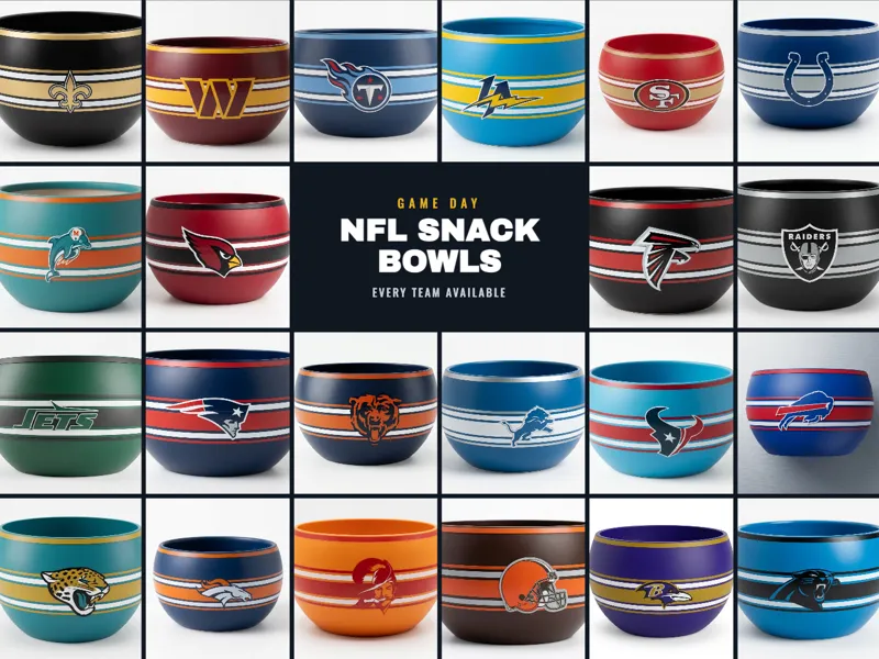 NFL Snack Bowls - ALL NFL TEAMS