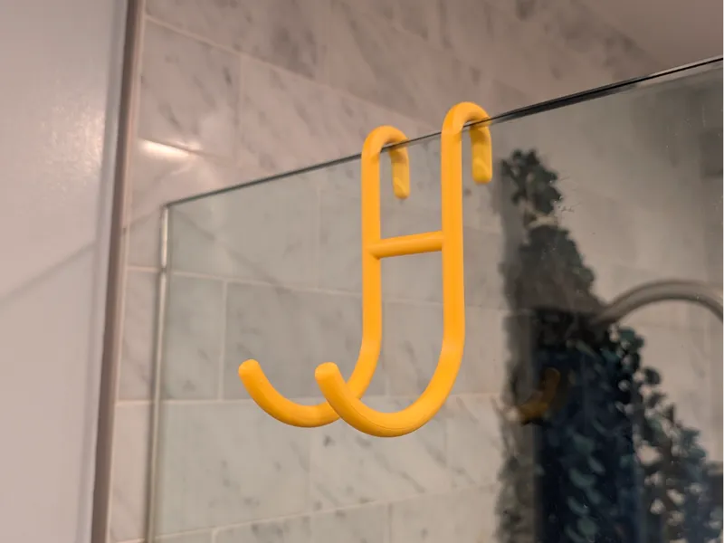 Shower Glass Hanger