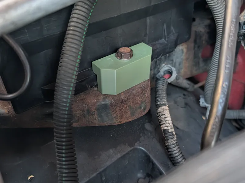 GMC Chevrolet Top Post battery conversion holddown