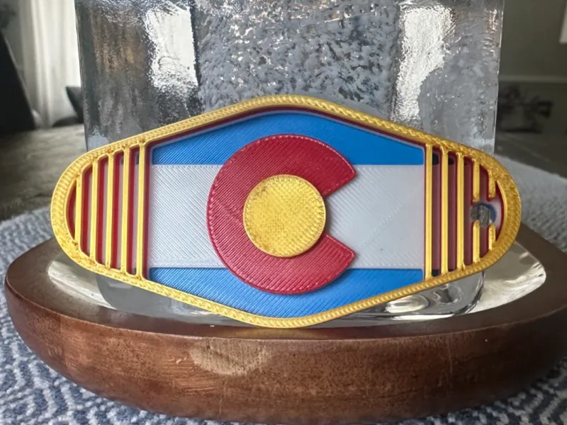 Colorado Motel keychain