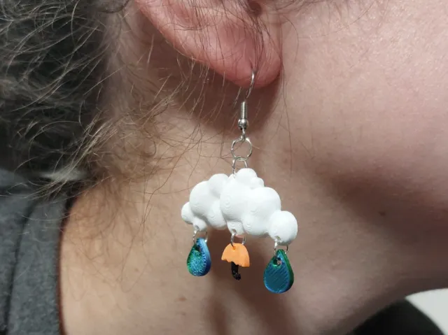Rain Cloud Earrings