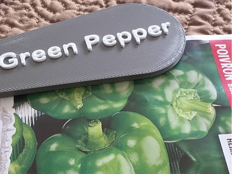 Vegetable, Herb and Fruit Garden Plant Labels
