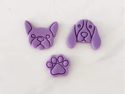 French Bulldog and Hound Polymer Clay Cutters