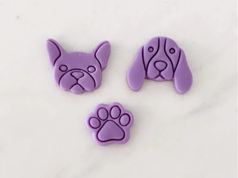 French Bulldog and Hound Polymer Clay Cutters