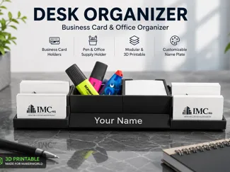 Desk Organiser mit Stifthalter Visitenkartenhalter