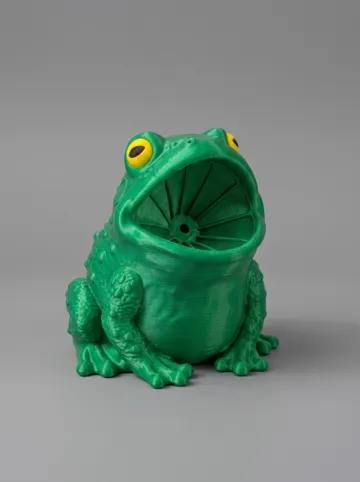 Letrero o emblema decorativo: Frog Fruit Fly Trap — vista de referencia 3