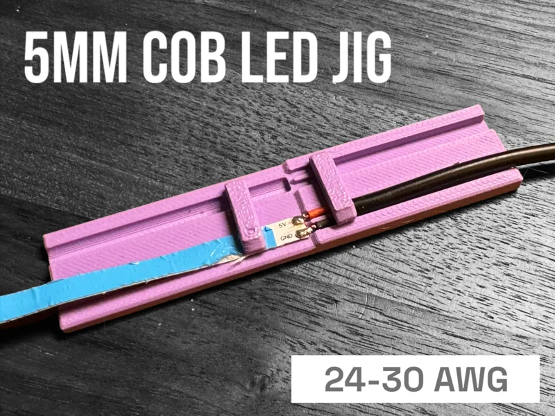 5mm COB LED Soldering Jig